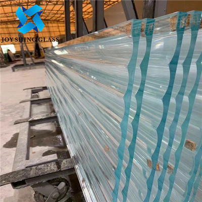 стекло 6mm 8mm ясное сделанное по образцу, закалило Reeded рифленное стекло