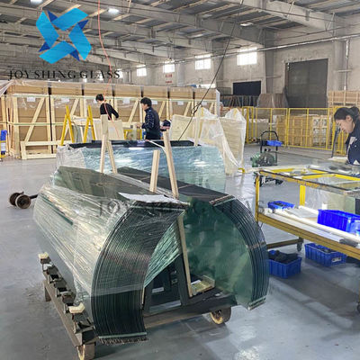 5mm изогнутое закаленное стекло для толщины размера душевой ужесточатой таможней стеклянной