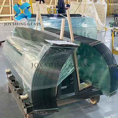 Изготовленная на заказ изогнутая форма цвета размера толщины двери ливня стеклянная