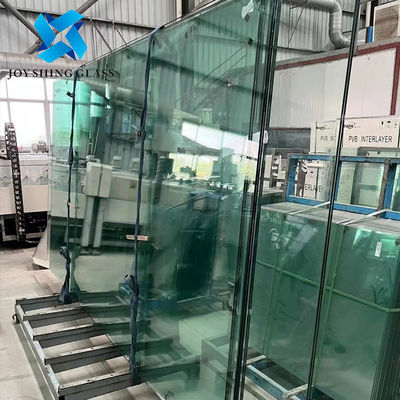 Ультрапрозрачные листовые стеклянные листы 1830*2440 мм PVB Safety Laminated Glass