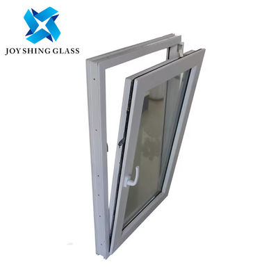 Upvc наклоните и поверните окна с экранами Белые Upvc окна